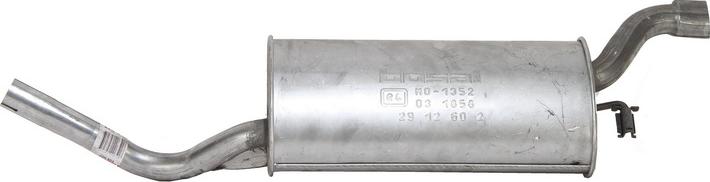 Bosal 220-651 - Tłumik układu wydechowego tył