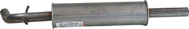 Bosal 220-047 - Tłumik układu wydechowego środkowy