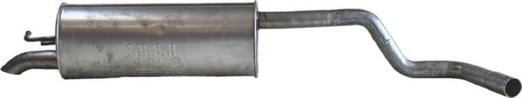 Bosal 279-939 - Tłumik układu wydechowego tył