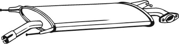 Bosal 279-445 — Tłumik środkowy