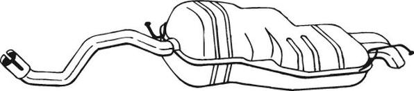 Bosal 279-111 — Tłumik końcowy
