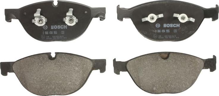 BOSCH 0 986 494 955 — Zestaw klocków hamulcowych, hamulce tarczowe
