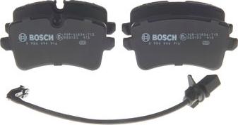BOSCH 0 986 494 916 — Zestaw klocków hamulcowych, hamulce tarczowe