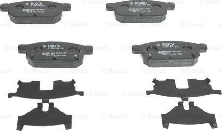 BOSCH 0 986 494 931 - Zestaw klocków hamulcowych, hamulce tarczowe