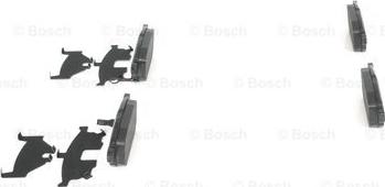 BOSCH 0 986 494 931 - Zestaw klocków hamulcowych, hamulce tarczowe