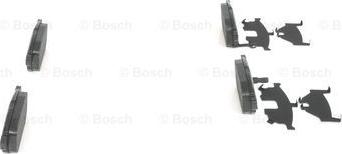 BOSCH 0 986 494 931 - Zestaw klocków hamulcowych, hamulce tarczowe