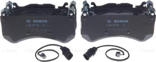 BOSCH 0 986 494 973 — Zestaw klocków hamulcowych, hamulce tarczowe