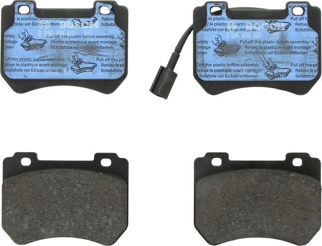 BOSCH 0 986 494 402 — Zestaw klocków hamulcowych, hamulce tarczowe