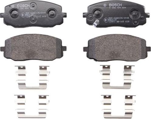 BOSCH 0 986 494 594 — Zestaw klocków hamulcowych, hamulce tarczowe