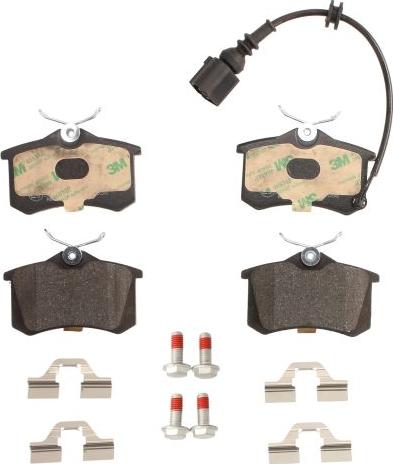 BOSCH 0 986 494 598 — Zestaw klocków hamulcowych, hamulce tarczowe