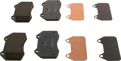 BOSCH 0 986 494 551 - KLOCKI HAM. RENAULT P. MEGANE COUPE 2.0 RS 08-18