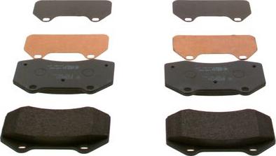 BOSCH 0 986 494 551 - KLOCKI HAM. RENAULT P. MEGANE COUPE 2.0 RS 08-18