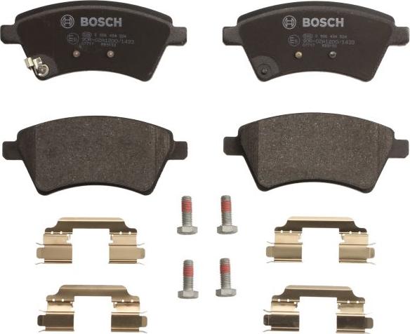 BOSCH 0 986 494 584 — Zestaw klocków hamulcowych, hamulce tarczowe