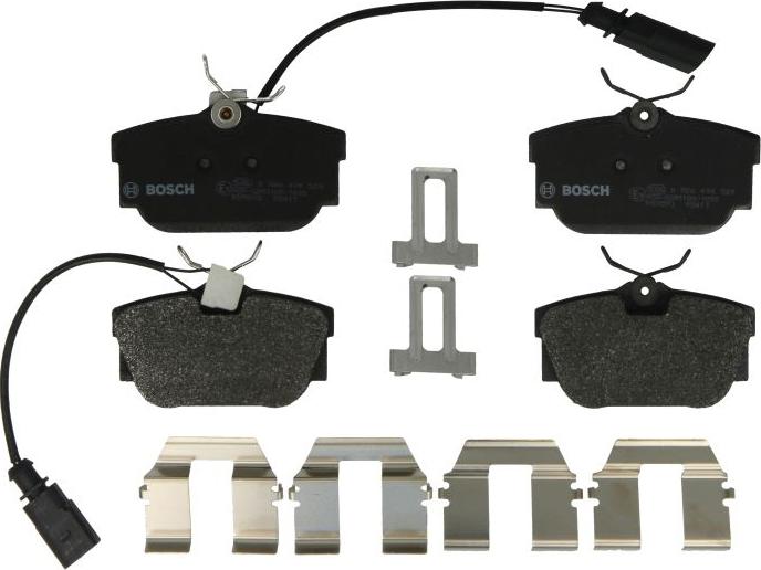 BOSCH 0 986 494 529 — Zestaw klocków hamulcowych, hamulce tarczowe