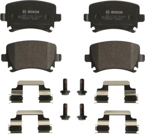 BOSCH 0 986 494 649 — Zestaw klocków hamulcowych, hamulce tarczowe
