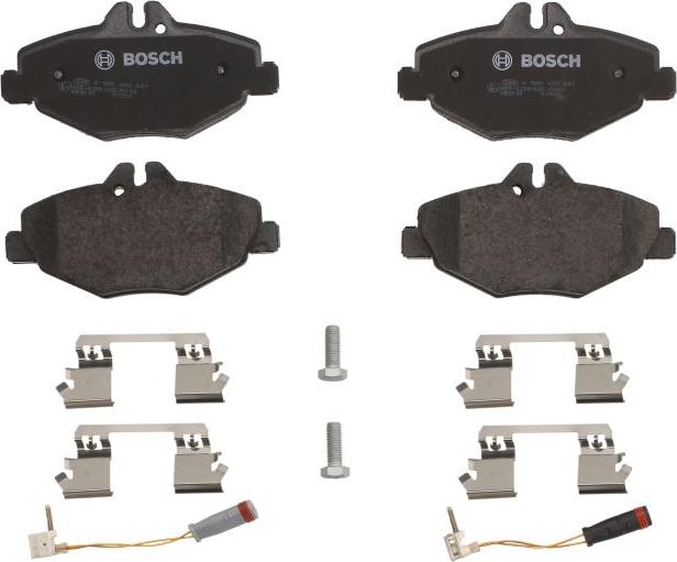 BOSCH 0 986 494 647 — Zestaw klocków hamulcowych, hamulce tarczowe