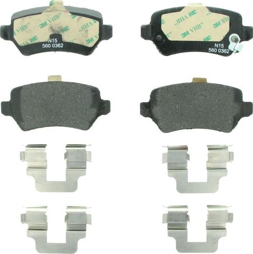 BOSCH 0 986 494 654 — Zestaw klocków hamulcowych, hamulce tarczowe