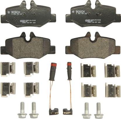 BOSCH 0 986 494 603 — Zestaw klocków hamulcowych, hamulce tarczowe