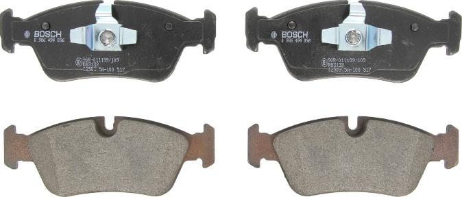 BOSCH 0 986 494 096 — Zestaw klocków hamulcowych, hamulce tarczowe