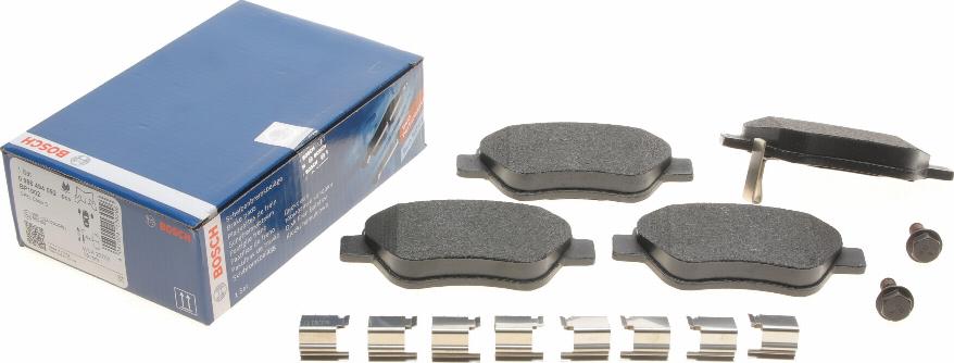 BOSCH 0 986 494 092 — Zestaw klocków hamulcowych, hamulce tarczowe
