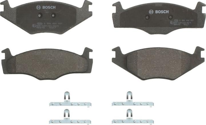 BOSCH 0 986 494 057 — Zestaw klocków hamulcowych, hamulce tarczowe