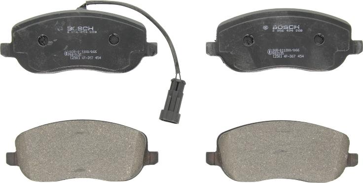 BOSCH 0 986 494 068 — Zestaw klocków hamulcowych, hamulce tarczowe