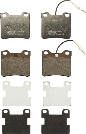BOSCH 0 986 494 000 — Zestaw klocków hamulcowych, hamulce tarczowe