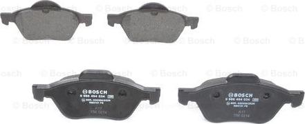 BOSCH 0 986 494 034 - KLOCKI HAM. RENAULT P. LAGUNA-TWINGO-WIND 1.2-2.0 16V 01-15