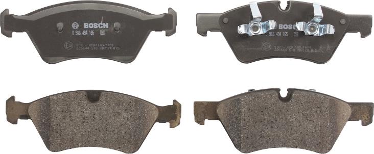BOSCH 0 986 494 165 — Zestaw klocków hamulcowych, hamulce tarczowe