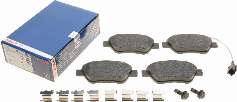 BOSCH 0 986 494 113 — Zestaw klocków hamulcowych, hamulce tarczowe