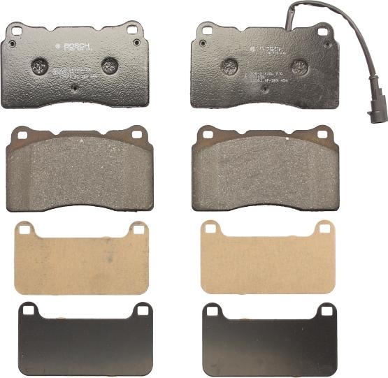 BOSCH 0 986 494 131 — Zestaw klocków hamulcowych, hamulce tarczowe