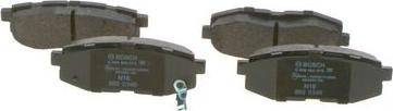 BOSCH 0 986 494 876 — Zestaw klocków hamulcowych, hamulce tarczowe