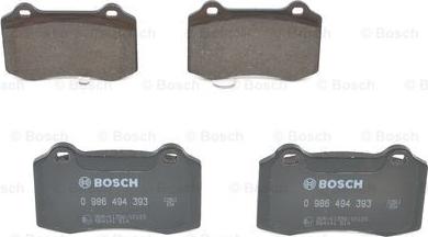 BOSCH 0 986 494 393 - KLOCKI HAM. JAGUAR T. S-TYPE-XJ-XK 3.2-4.2 99-09