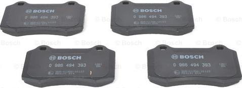 BOSCH 0 986 494 393 - KLOCKI HAM. JAGUAR T. S-TYPE-XJ-XK 3.2-4.2 99-09