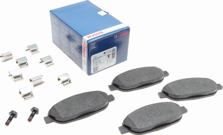 BOSCH 0 986 494 261 — Zestaw klocków hamulcowych, hamulce tarczowe
