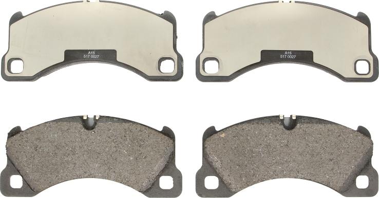 BOSCH 0 986 494 206 — Zestaw klocków hamulcowych, hamulce tarczowe