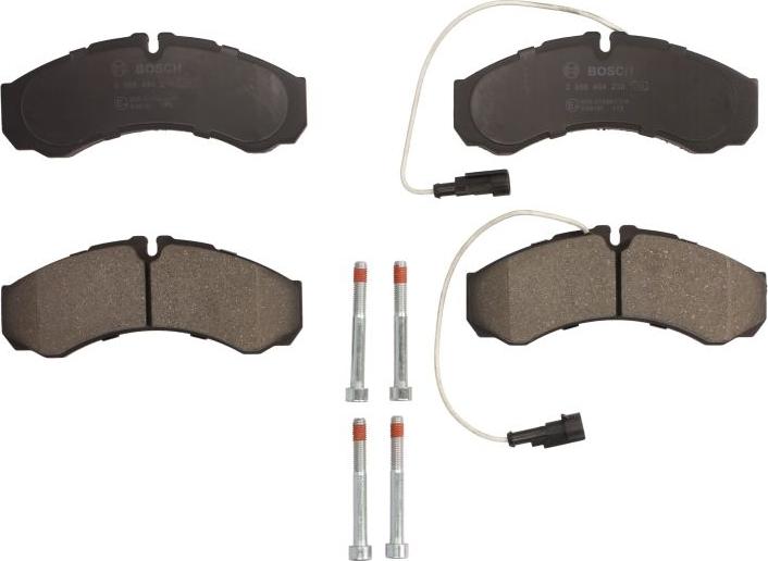 BOSCH 0 986 494 239 — Zestaw klocków hamulcowych, hamulce tarczowe