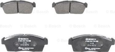 BOSCH 0 986 494 700 — Zestaw klocków hamulcowych, hamulce tarczowe