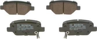 BOSCH 0 986 495 393 - Klocek hamulcowy kpl.