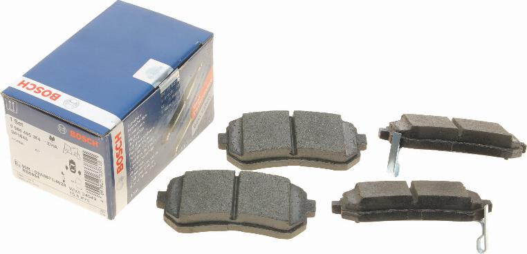 BOSCH 0 986 495 354 — Zestaw klocków hamulcowych, hamulce tarczowe