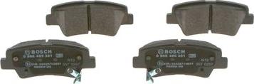 BOSCH 0 986 495 351 - Zestaw klocków hamulcowych, hamulce tarczowe