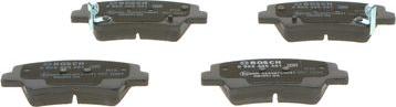 BOSCH 0 986 495 351 - Zestaw klocków hamulcowych, hamulce tarczowe