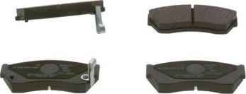BOSCH 0 986 493 340 — Zestaw klocków hamulcowych, hamulce tarczowe