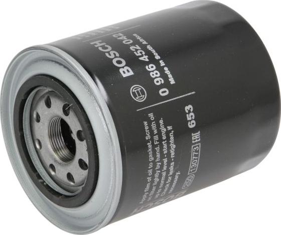 BOSCH 0 986 452 042 — Filtr oleju