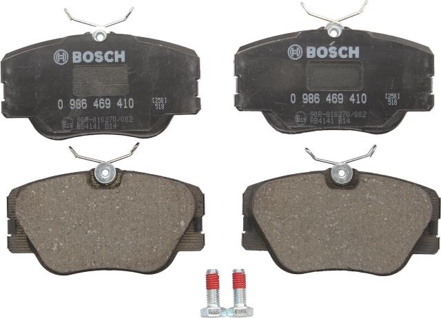 BOSCH 0 986 469 410 — Zestaw klocków hamulcowych, hamulce tarczowe