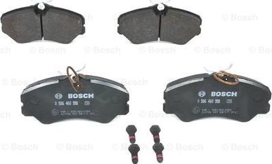 BOSCH 0 986 460 998 — Zestaw klocków hamulcowych, hamulce tarczowe