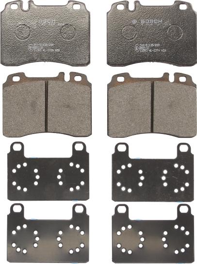 BOSCH 0 986 460 966 — Zestaw klocków hamulcowych, hamulce tarczowe