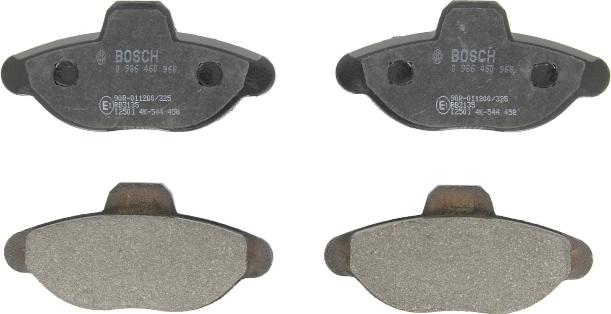 BOSCH 0 986 460 968 — Zestaw klocków hamulcowych, hamulce tarczowe