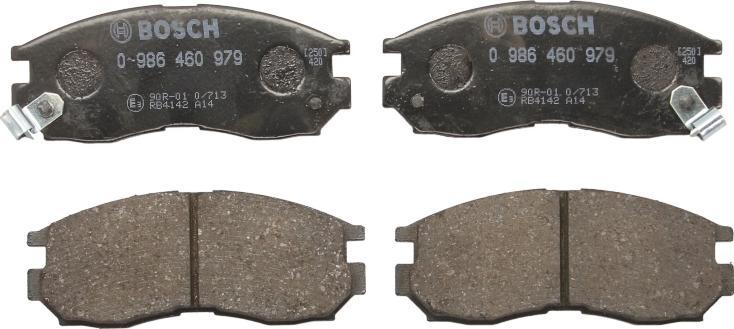 BOSCH 0 986 460 979 — Zestaw klocków hamulcowych, hamulce tarczowe