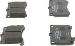 BOSCH 0 986 460 974 - KLOCKI HAM. MAZDA P. MX-3